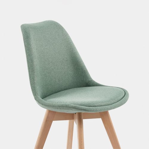 Chaise De Salle à Manger En Tissu Menthe 49x82cm