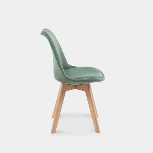 Chaise De Salle à Manger En Tissu Menthe 49x82cm