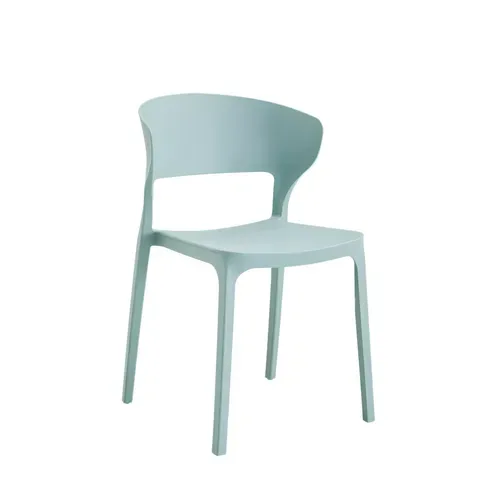 Chaise De Jardin En Plastique Menthe 48x76cm