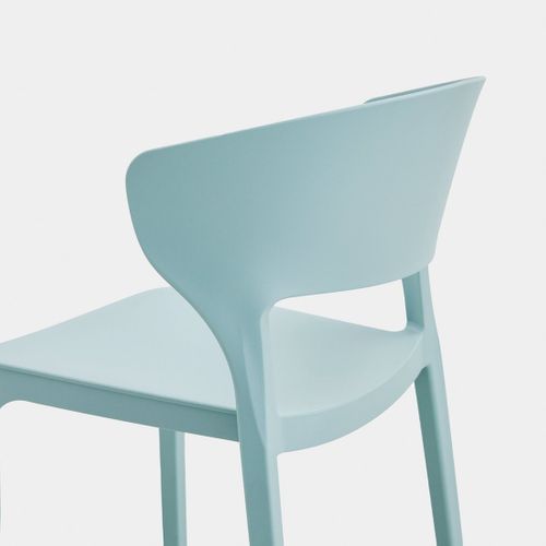 Chaise De Jardin En Plastique Menthe 48x76cm