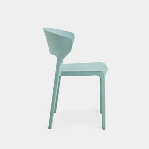 Chaise De Jardin En Plastique Menthe 48x76cm