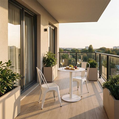 Chaise En Métal Blanc 46x85cm