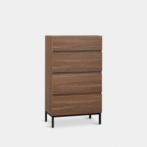 Chiffonnier En Bois Noyer 60x104cm
