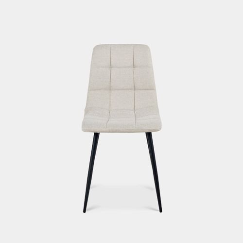 Chaise De Salle à Manger En Tissu Beige 43x88cm