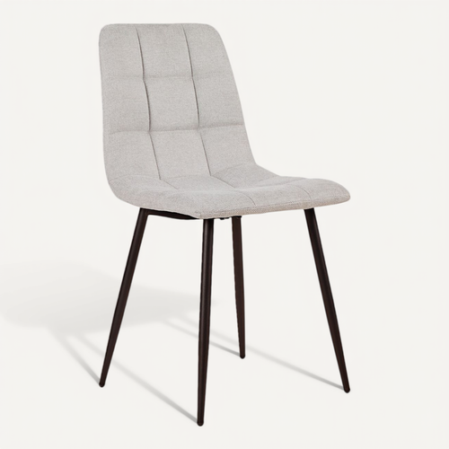 Chaise De Salle à Manger En Tissu Gris 43x88cm