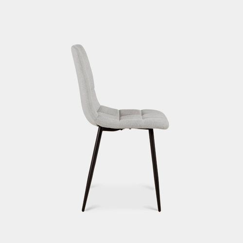 Chaise De Salle à Manger En Tissu Gris 43x88cm