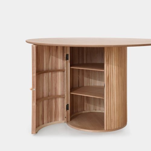 Table Fixe En Bois Naturel 120x75cm