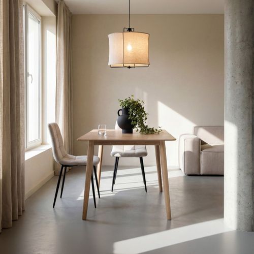 Table Fixe En Bois Naturel 150x75cm