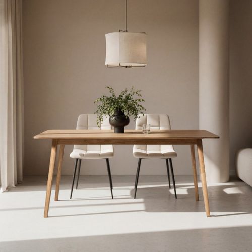Table Fixe En Bois Naturel 150x75cm
