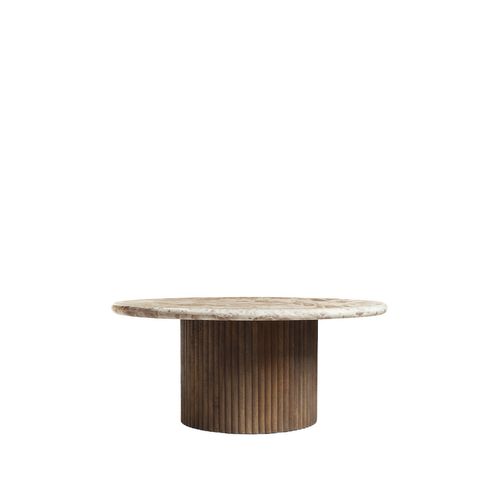 Table Basse Fixe En Mármol Mármol 90x40cm