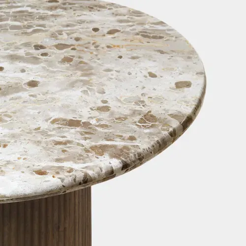 Table Basse Fixe En Mármol Mármol 90x40cm