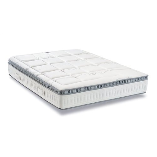 Matelas Hybride 140x190 Cm PROMOTHEUS - Ressorts Ensachés - Accueil Mémoire De Forme - Ép. 28 Cm