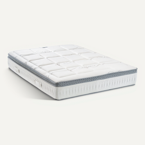 Matelas Hybride 160x200 Cm PROMOTHEUS - Ressorts Ensachés - Accueil Mémoire De Forme - Ép. 28 Cm