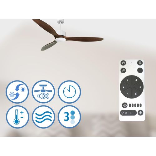 Ventilateur De Plafond Ø166 Cm Avec Wifi Réversible Hypersilence