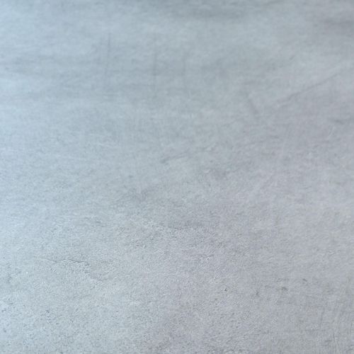 Table à Manger, 140x90x76cm, Pour 6 Personnes, Gris Ciment Et Blanc