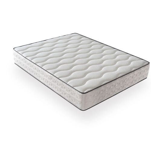 Matelas Mousse 140x190 cm ZAFIRE - Ferme - Réversible - Côté Été/hiver - H25 Cm