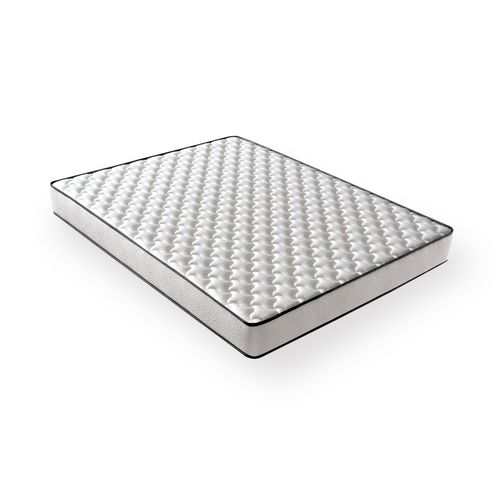 Matelas Mousse 140x190 cm NEW-YORK - Ferme - Réversible - Côté Été/hiver - H15 Cm