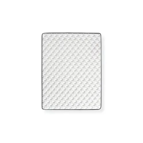 Matelas Mousse 140x190 cm NEW-YORK - Ferme - Réversible - Côté Été/hiver - H15 Cm