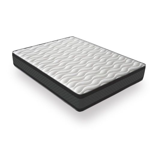 Matelas Mousse 140x200 cm ONYX - Ferme - Réversible - Côté Été/hiver - H20 Cm