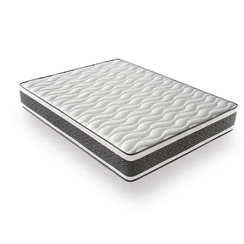 Matelas Ressorts Ensachés 160x200 cm MONTECARLO - Ferme - Réversible - Côté Été/hiver - H25 Cm