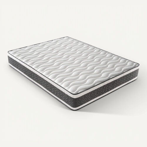 Matelas Ressorts Ensachés 180x200 cm MONTECARLO - Ferme - Réversible - Côté Été/hiver - H25 Cm