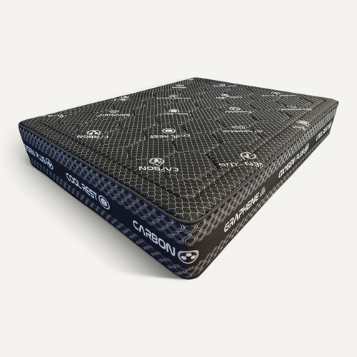 Matelas Mousse 180x200 cm OBSYDION - Ferme - Réversible - Côté Été/hiver - Epaisseur 30 cm