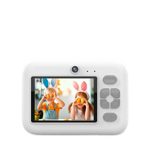 Appareil Photo Instantané Clicketgo Avec Imprimante, 48 Mp Et 1080p, 4 Rouleaux De Papier Inclus