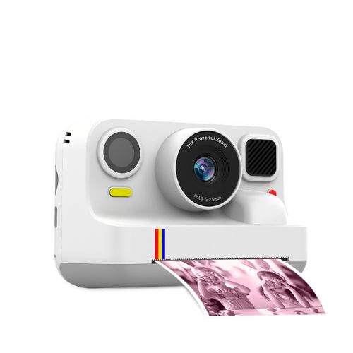 Appareil Photo Instantané Clicketgo Avec Imprimante, 48 Mp Et 1080p, 4 Rouleaux De Papier Inclus