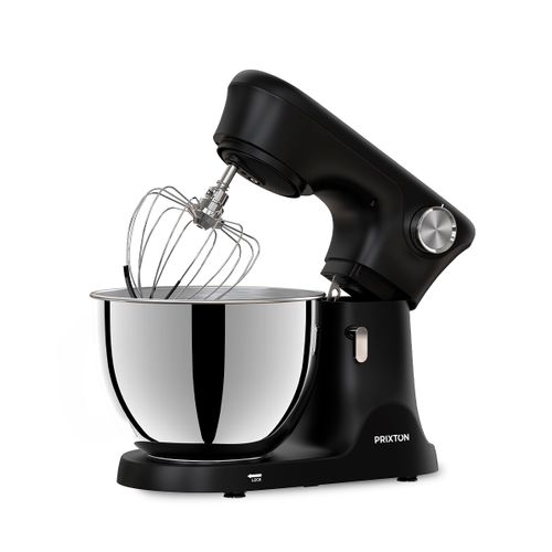 Mixeur Pétrisseur Kr350 2000 W, Bol En Acier Inoxydable De 8 L, 6 Vitesses + Mode Manuel, Noir