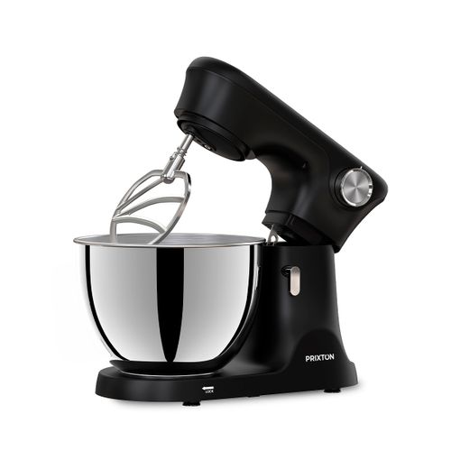 Mixeur Pétrisseur Kr350 2000 W, Bol En Acier Inoxydable De 8 L, 6 Vitesses + Mode Manuel, Noir