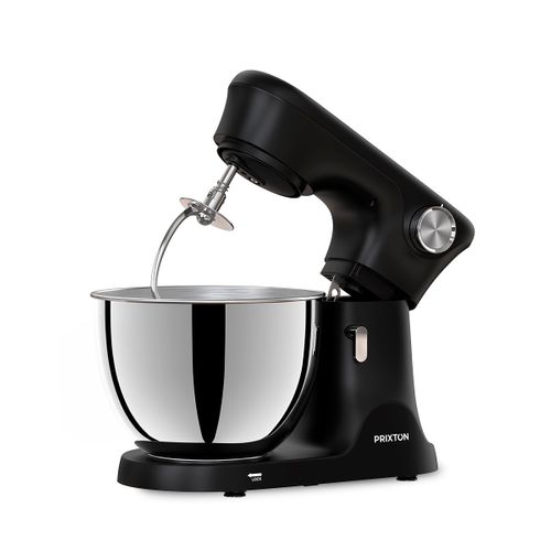 Mixeur Pétrisseur Kr350 2000 W, Bol En Acier Inoxydable De 8 L, 6 Vitesses + Mode Manuel, Noir