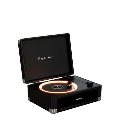 Lecteur Cd Portable Bluetooth, Radio Fm Et Aux, Haut-parleur 6w, Couleur Noir
