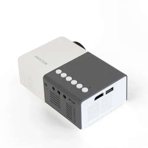 Vidéoprojecteur Cinéma Mini - 900 Lumens - Télécommande - HDMI, USB, MicroSD - Full HD