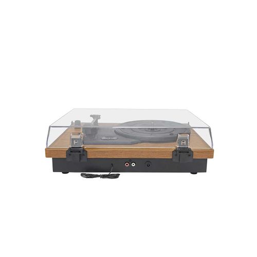 Platine Vinyle Studio - Tourne-disque avec Bluetooth - 2 haut-parleurs - USB et carte SD - Radio FM