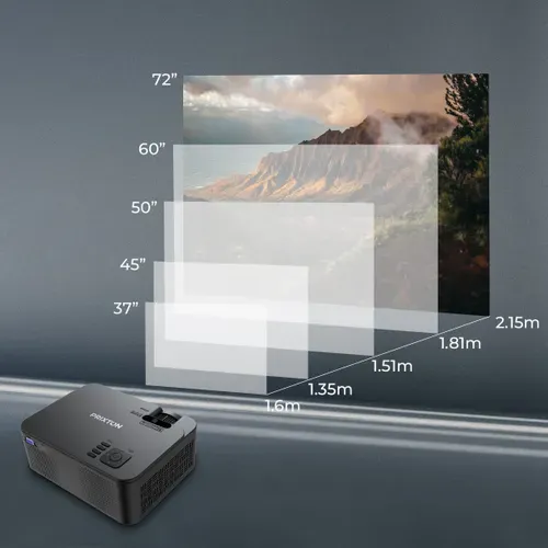 Vidéoprojecteur Goya - 2 800 Lumens - Télécommande - HDMI, USB, AV In, MicroSD - Full HD