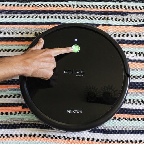 Aspirateur Robot Roomie Smart - Aspire et Lave - Gyroscope - Cartographie - WiFi et App mobile