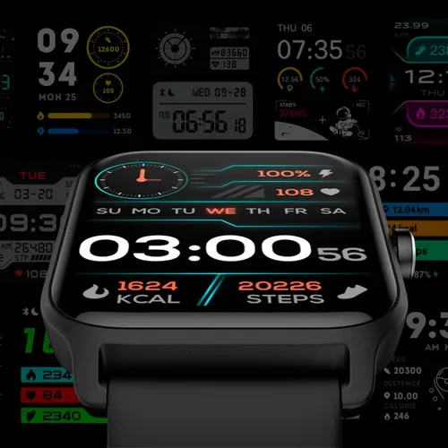 Montre Connectée Swb29 - Bluetooth 5.3 - Contrôle De La Santé Et De L'activité Physique Quotidienne