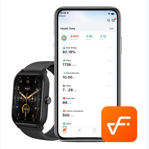 Montre Connectée Swb29 - Bluetooth 5.3 - Contrôle De La Santé Et De L'activité Physique Quotidienne