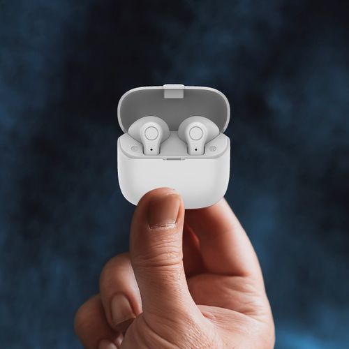 Écouteurs sans fil TWS155 Blanc - Bluetooth 5.3 - Microphone inclus