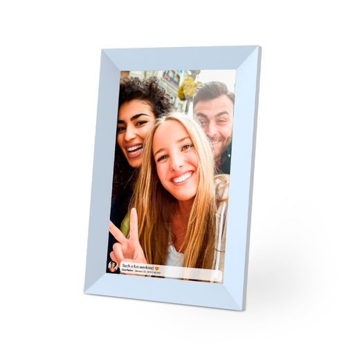 Cadre Photo Numérique Prado Blanc - Écran tactile 10” - WiFi