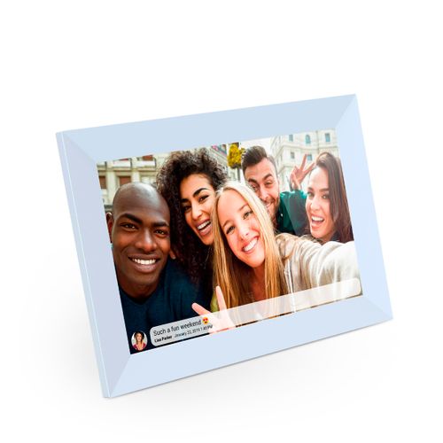 Cadre Photo Numérique Prado Blanc - Écran tactile 10” - WiFi