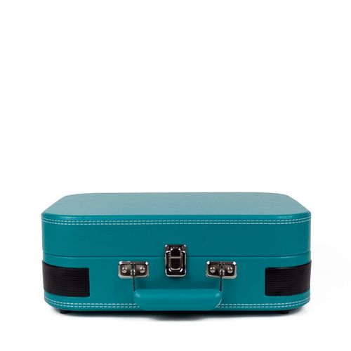 PRIXTON Platine Vinyle VC400, Tourne-Disque Vintage Avec Bluetooth, Lecteur Et Convertisseur Des Vinyles, 2 Haut-parleurs Intégrés, Design Mallette, 3 Vitesses 33/45/78, Couleur Noir