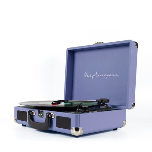 Platine Vinyle Vc400 - Tourne-disque Avec Bluetooth - Lecteur Et Convertisseur Des Vinyles - Violet