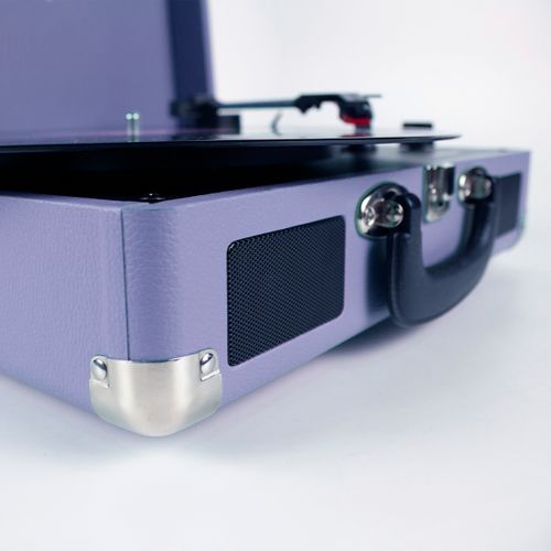 Platine Vinyle Vc400 - Tourne-disque Avec Bluetooth - Lecteur Et Convertisseur Des Vinyles - Violet