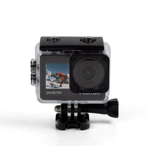 Caméra Sport Dv670 - Résolution 4k - Double Écran - Wifi Et App Mobile - Stabilisateur Optique