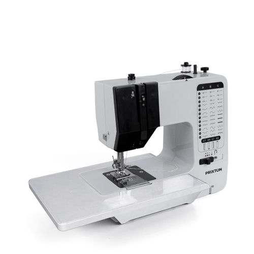 Machine à Coudre P125 - 38 Points de Couture, Table Expansible, Tiroir, Lampe et Pédale