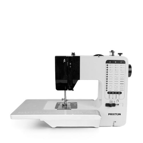 Machine à Coudre P125 - 38 Points de Couture, Table Expansible, Tiroir, Lampe et Pédale