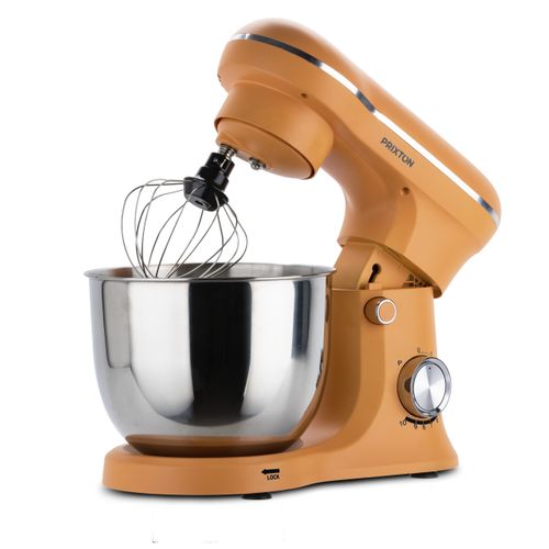 Robot Pâtissier Kr250, Multifonctions, 5 Litres, 1500w, 10 Vitesses, 3 Accessoires, Matte Orange
