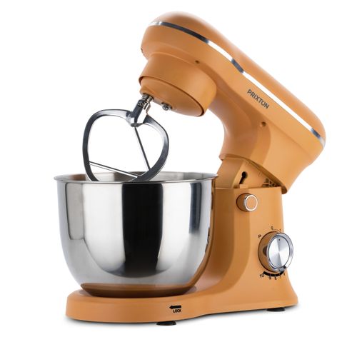Robot Pâtissier Kr250, Multifonctions, 5 Litres, 1500w, 10 Vitesses, 3 Accessoires, Matte Orange
