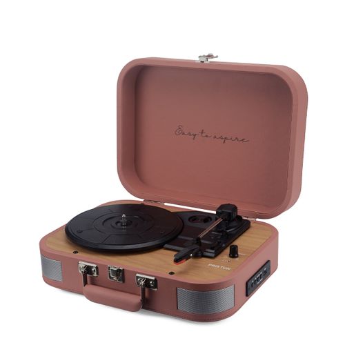Platine Vinyle Vc600 - Tourne-disque Avec Bluetooth - Lecteur Et Convertisseur Des Vinyles - Mocha